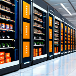 **Dynamic Resource Allocation:** "E-commerce website during a Black Friday sale, multiple servers scaling up automatically to handle the massive user load, seamless experience, dynamic allocation."