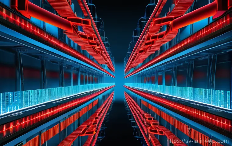 티어링 아키텍처의 성능 최적화를 위한 인사이트 - **Prompt:** A visually dynamic, split-panel image representing "hot" versus "cold" data storage. On ...