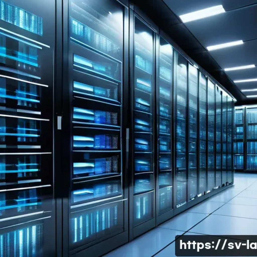 티어링 아키텍처와 서비스 유연성 - A sleek, modern IT infrastructure visualization showing a multi-layered system architecture with dis...
